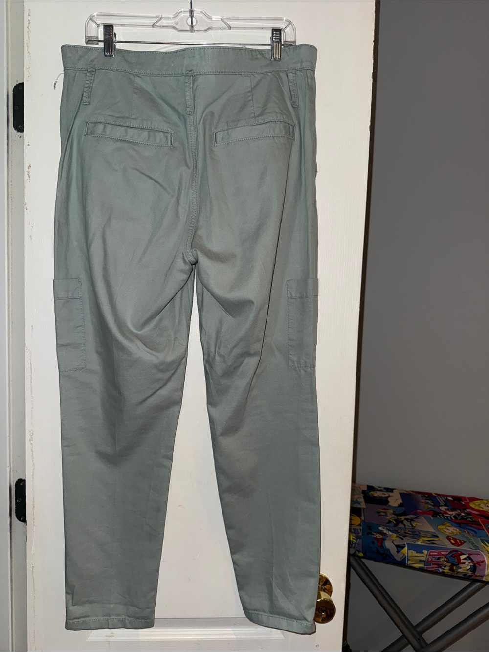 Sam Edelman Sage Green Men's Cargo Pants - Picture 4 of 5